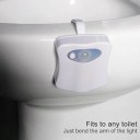 Body Motion Dection Sensor Automatic LED Light Toilet Bowl Lid Changing Light