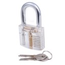 Locksmith Practice Padlocks Lock Pick Training Trainer Pick  with Two Keys