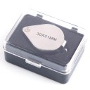 Silver eye magnifying glass High Quality 30x21mm Jeweler Loupe Hot Selling
