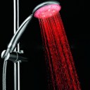 Romantic Automatic Bathroom LED Trcolor Shower Head RC9820A Temperature Control