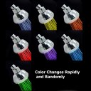 Bathroom LED Shower Head 7 Color Changing Pressure Sensitive Water Glow Light