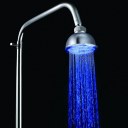 LED Shower Head Temperature Sensor Control 3 Color Change Bath Faucet Showers