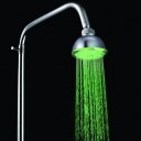 LED Shower Head Temperature Sensor Control 3 Color Change Bath Faucet Showers