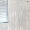 Waterproof Transparent Clear White Shower Curtain 100% PEVA Bath Shower Bathroom