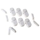 Home Window Door Entry Burglar Security Alarm System Magnetic Sensor 6pcs/set