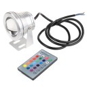 Stainless steel Underwater LED Spot Light Remote Control Gradual Change Lamp