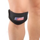 Sports Knee Patella Kneecap Elastic Compression Brace Support Wrap Strap Black