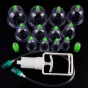 6set 12 Therapy Cups Set Chinese Medical Vacuum Cupping Therapy Suction Plastic Cups