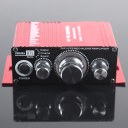 Car Motorcycle Home Mini Hi-Fi Stereo Amplifier Booster DVD MP3 Speaker 