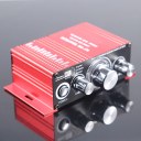 Car Motorcycle Home Mini Hi-Fi Stereo Amplifier Booster DVD MP3 Speaker 