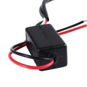 12V Car Led Daytime Running Light Relay Harness DRL Control ON/OFF Automatic
