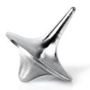 Spinning Tops Metal Gyro Great Accurate Silver Spinning Tops  Portable 