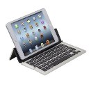 Portable Wireless Bluetooth Keyboard Foldable Mini Keypad Alumina Alloy