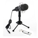 Y20 Professional Condenser Studio Microphone PC Laptop Stereo with Sound Card