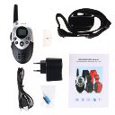 LCD Electric Shock Pet Dog Training Remote Control E-Collar Rechargeable Plastic