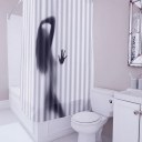 Fashion Creative Sexy Women Shadow Silhouette Bath Shower Curtain Waterproof