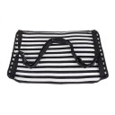 Fashion Portable Cotton Knitted Footrest Flight Carry-on Foot Hammock Rest