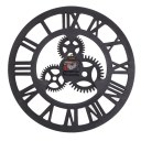 Retro Gear Clock Vintage Clock European Retro Vintage Handmade Decorative Gear