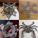 5mm 216pcs Magnet Balls Magic Beads 3D Puzzle Ball Sphere Magnetic Ball For Gift