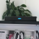 Mini Loud Speaker Long Strip Laptop Speaker USB2.0  Black