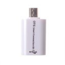 OTG Adapter For Android USB2.0 Mini Multi Function OTG Adapter White