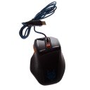 MJT JT2043 Wired Precision Optical Mouse Corded Gaming Mouse Black
