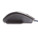 MJT JT2046 Wired Precision Optical Mouse Corded Gaming Mouse Black