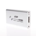 1.8 inch USB 3.0 HDD Enclosure ssd msata Mobile Hard Disk Box Silver