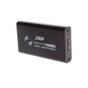 1.8 inch USB 3.0 HDD Enclosure ssd msata Mobile Hard Disk Box Silver