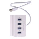 Fit For Android Phones Computers 4 Ports USB OTG Hub Mobile Phone Base USB3.0