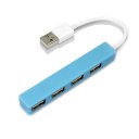 Usb Hub 4 Pcs USB Plug Ports Sky Blue