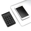Ultra Thin Keyboard for Desktop Notebook Smart Portable Wireless 2.4GHz Numeric Keypad Black