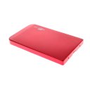 2.5 inch USB 2.0 HDD Enclosure, Mobile Hard Disk Box , Red