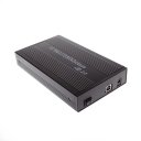 2.5 inch/ 3.5 inch mini USB 2.0 HDD Enclosure, Mobile Hard Disk Box, with screws, Black