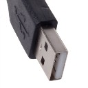 8 Ports USB 2.0 Hub Concentrator Black