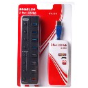 8 Ports Hub Concentrator 4 USB3.0+3 USB2.0+1 2.1A Speedy Charging Ports BYL-3019 Black
