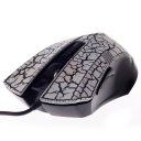 Chap Shell 5 Keys Wired Game Mouse White with Black