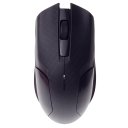 Plaid Wired Mouse Black