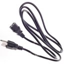 US Standard Plug Power Cord 1.4 Meters Black