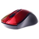 3 Keys 2.4GHz Wireless Mouse ABS Red