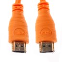HDMI to HDMI Cable Line 1.5 Meters Orange