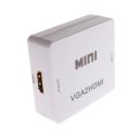 VGA-HDMI HD Switch Adapter White