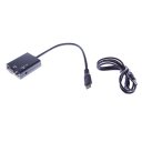 Mini HDMI-VGA Audio Adapter Black