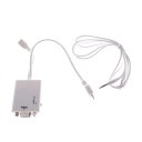 MICRO HDMI-VGA Audio Adapter White