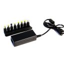 Multi-function Laptop Power Adapter 40W Black