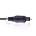 2 Meters Fiber Audio Cable Blue with Black
