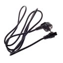 1.8 meters EU standard power line Black