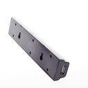 10 usb 2.0 ports hub concentrator, ABS material, Multi-Interfaces Black