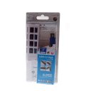 4 ports USB3.0 hub, ABS material, with LED indicator, separate switches, White