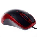 High Precision Wired Mouse Red with Black
